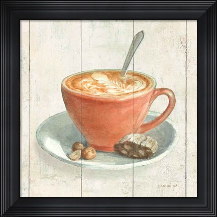 Framed Wake Me Up Coffee III Print