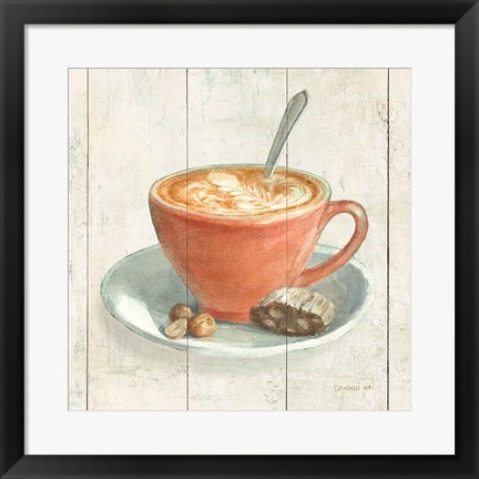 Framed Wake Me Up Coffee III Print