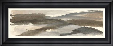 Framed Brushscape V Print
