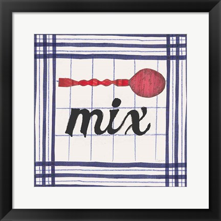 Framed Cool Kitchen Mix Print
