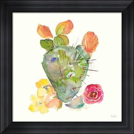 Framed Succulent Desert III Print