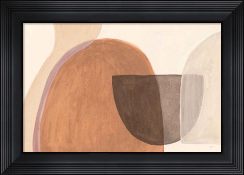 Framed Sandy Balance II Print