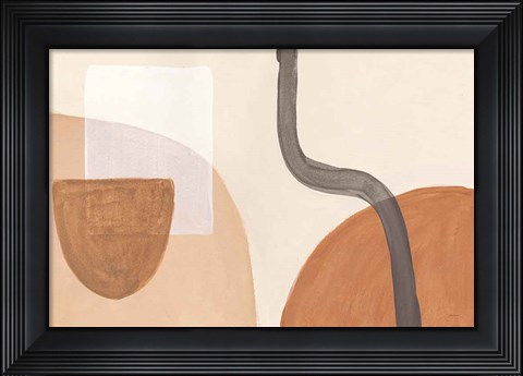 Framed Sandy Balance I Print
