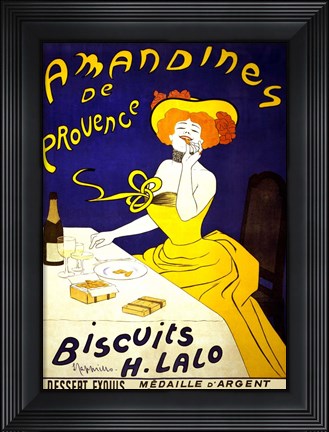 Framed Amandines de Provence, 1900 Print
