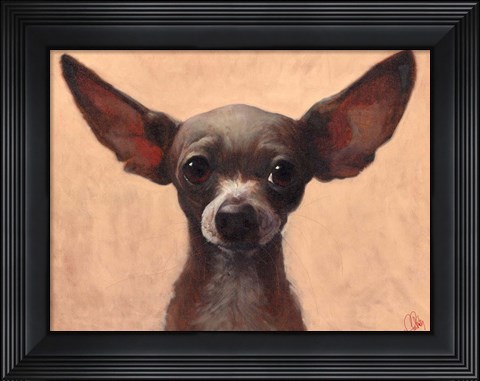 Framed Chihuahua Print