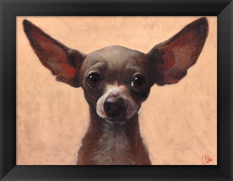 Framed Chihuahua Print