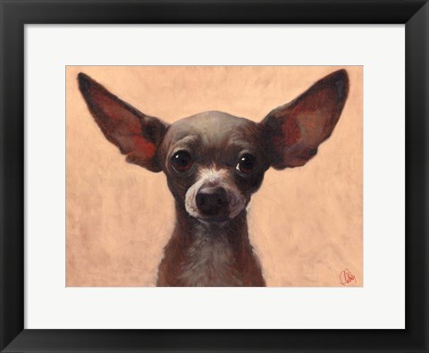 Framed Chihuahua Print