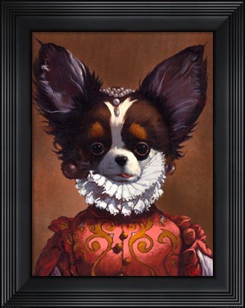 Framed Queenie Print