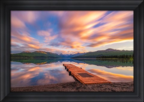 Framed Alaska Lodge Print