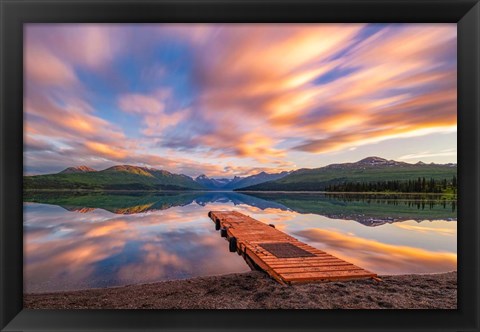 Framed Alaska Lodge Print