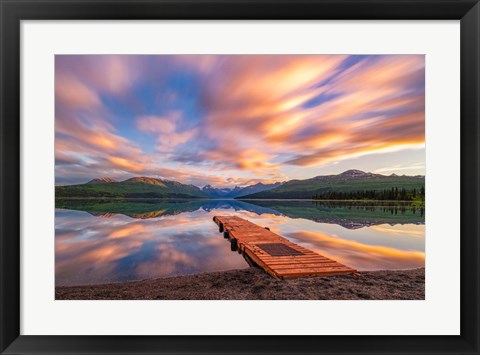 Framed Alaska Lodge Print