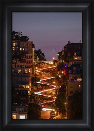 Framed Lombard Street 2 Print