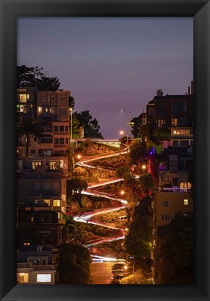 Framed Lombard Street 2 Print