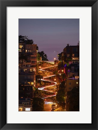 Framed Lombard Street 2 Print