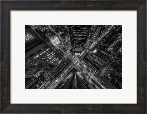 Framed Park Avenue New York Print