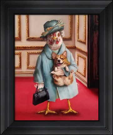 Framed Her Majesty Print