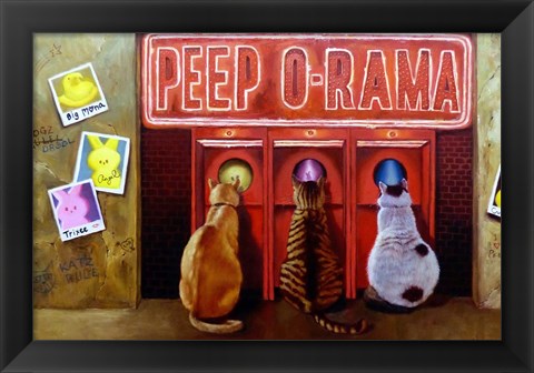 Framed Peepshow Print