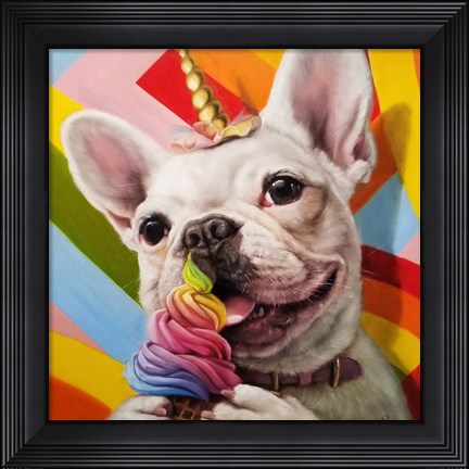 Framed Rainbow Party Print