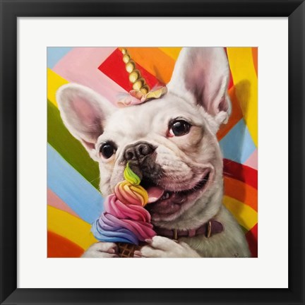 Framed Rainbow Party Print