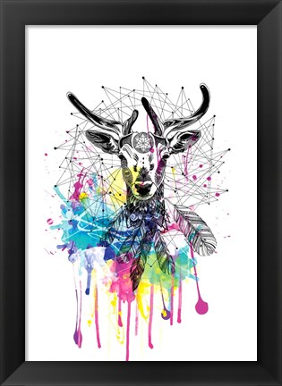 Framed Deer Print