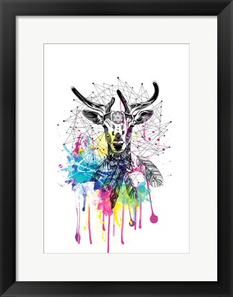 Framed Deer Print