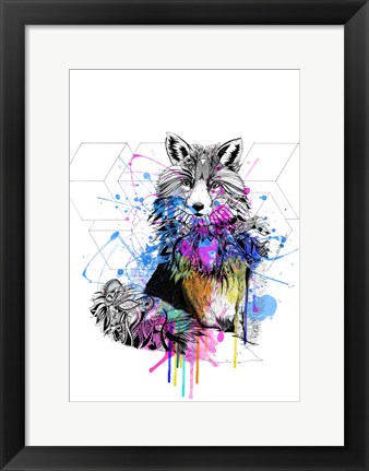 Framed Fox Print