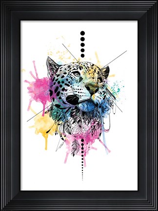 Framed Leopard Print
