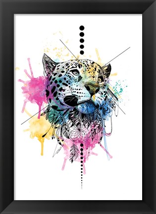 Framed Leopard Print