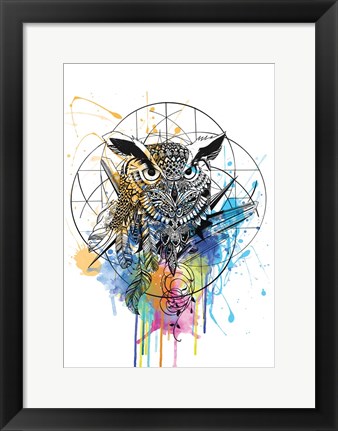 Framed Owl Print