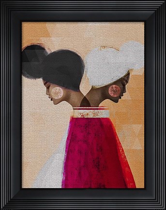 Framed Easy Ease (Neutral) Print