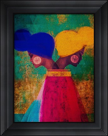 Framed Easy Ease (Vibrant) Print