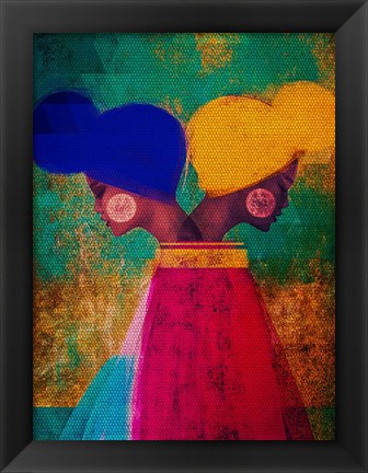 Framed Easy Ease (Vibrant) Print