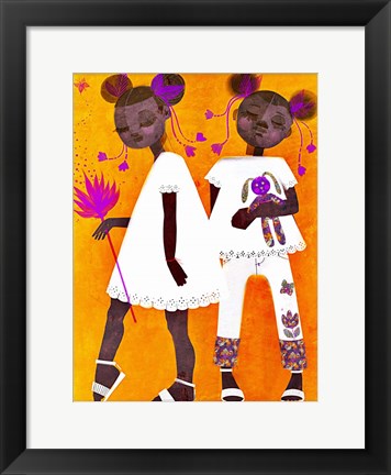 Framed Petite Twins Print