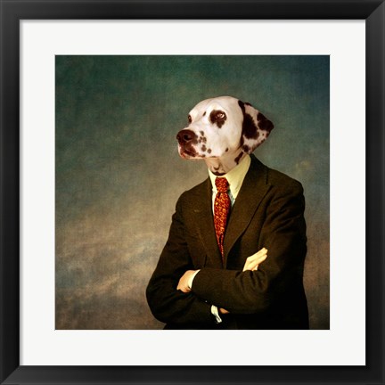 Framed Patient Man Print