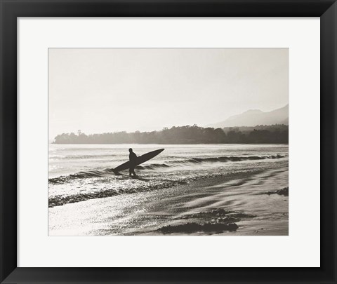 Framed BW Surfer No. 3 Print