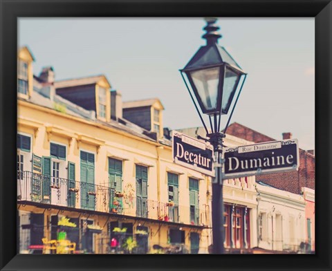 Framed Rue de la Levee Print