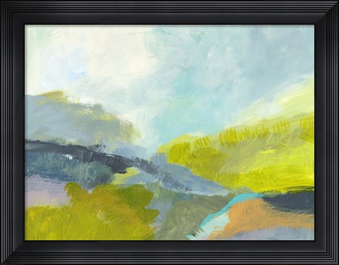 Framed Between The Woods Print