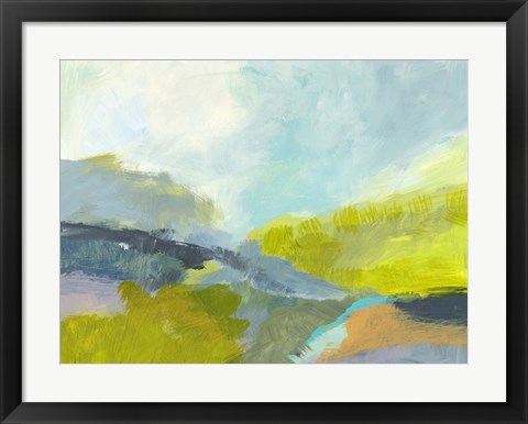 Framed Between The Woods Print