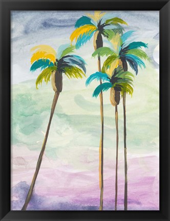 Framed Four Palms No. 2 Print