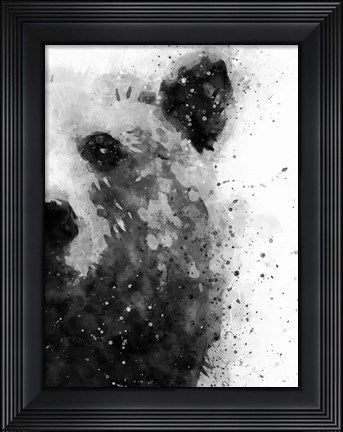 Framed Bear At Attention Print