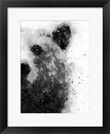 Framed Bear At Attention Print