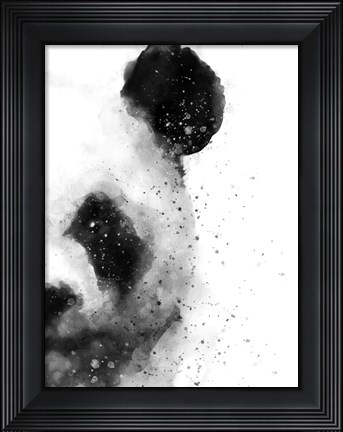 Framed Panda At Attention Print