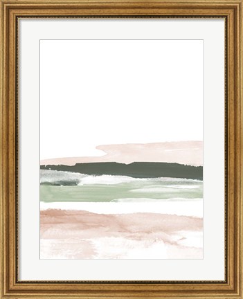 Framed Pink Blush Landscape No. 2 Print