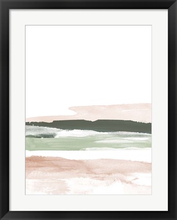 Framed Pink Blush Landscape No. 2 Print