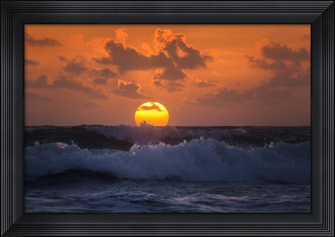 Framed Breaking The Horizon Print