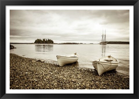 Framed Picnic Beach Print