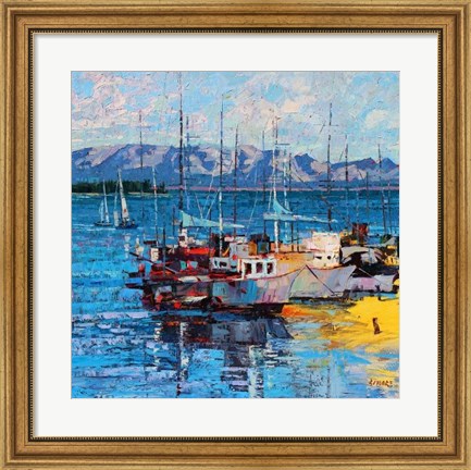 Framed Time to Sail Print