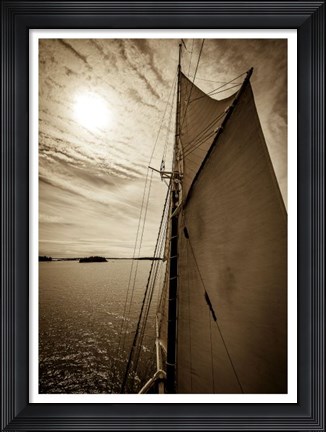 Framed Mackerel Sky Print