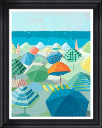 Framed Sea Breeze Social Print