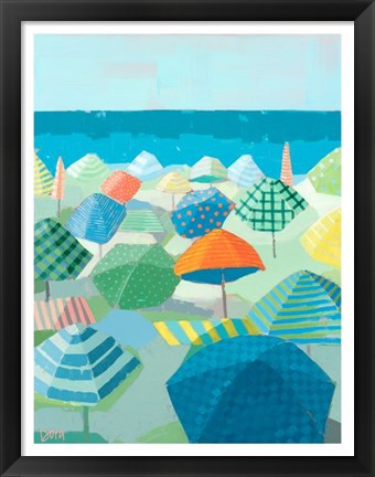 Framed Sea Breeze Social Print